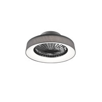 Trio Lighting LED Ventilator Grijs - 26,8W - 2600Lm - 3000-6500K - Afstandsbediening - Timer - Apart schakelbaar - Dimbaar - Nachtlamp