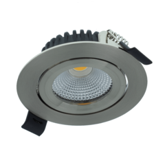 LED Inbouwspots  Zilver - 5W – IP44 – 2700K - Dimbaar