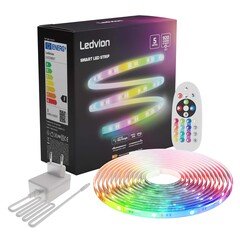 Smart LED Strip – 5 Meter - RGB + CCT – 24V - 12W - Plug & Play