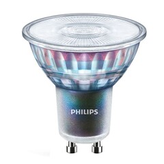 Philips Dimbare GU10 LED Spot - 3.9W - 3000K - 280 Lumen - Transparant