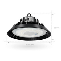 Lightexpert LED High Bay 200W - Philips Driver - 120° - 150Lm/W - 6000K - IP65 - Dimbaar - 5 Jaar Garantie