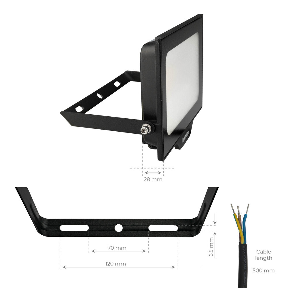 Ledvion Osram LED Breedstraler 50W – 6000 Lumen – 4000K