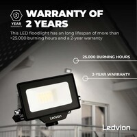 Ledvion Osram LED Breedstraler 10W – 1100 Lumen – 4000K