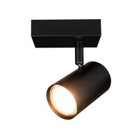 Ledvion LED Plafondspot Zwart - Kantelbaar - Dimbaar - GU10 fitting – Opbouw