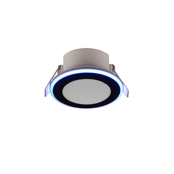 Trio Lighting LED Inbouwspot Mat Zwart - 5W - 3000K - RGBWW - Kantelbaar