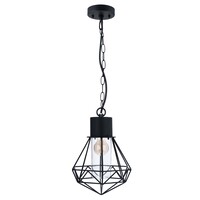LED Plafondlamp - Zwart - IP44 - E27 Fitting