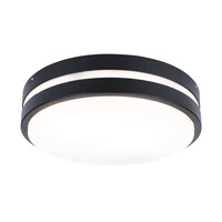 LED Plafondlamp - Dimbaar - E27 Fitting - IP44 - Ø28 cm