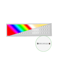 Lightexpert LED Paneel 120x30 - UGR <23 - 40W - 100 Lm/W - RGB+CCT