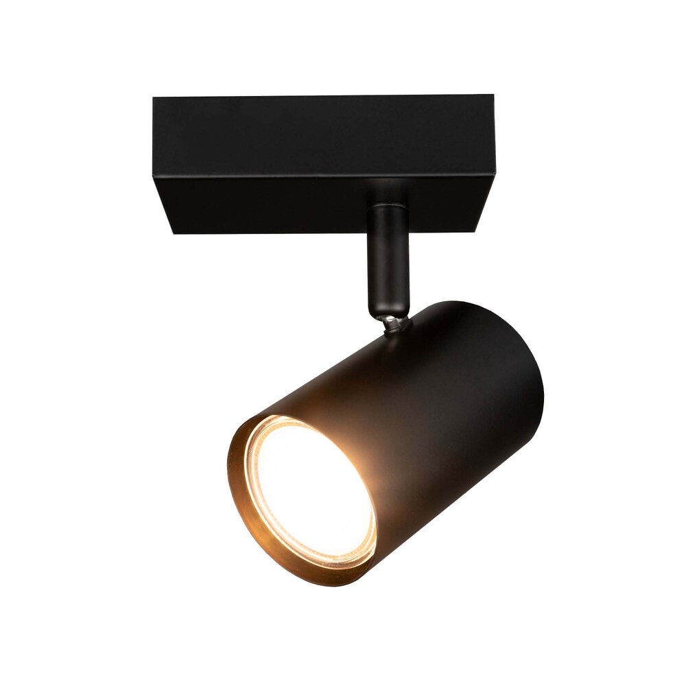 Ledvion LED Plafondspot Zwart - Dimbaar - 3W - 2700K - Kantelbaar