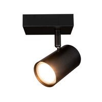 LED Plafondspot Zwart - Dimbaar - 3W - 2700K - Kantelbaar