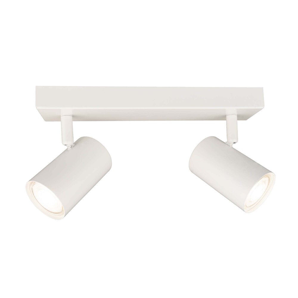Ledvion LED Plafondspot Wit Duo - Dimbaar - 5W - 4000K - Kantelbaar