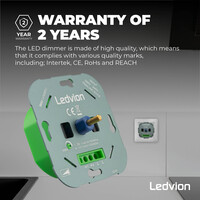 Ledvion LED Dimmer 5-150W LED 220-240V - Fase Afsnijding - Universeel