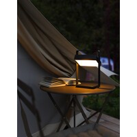 Nordlux LED Solar Tafellamp Saulio - 3W - 3000K - IP44 - 200 Lumen - Zwart - 5 jaar garantie