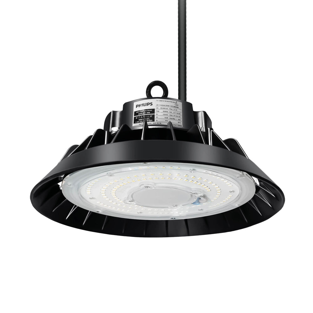 Lightexpert LED High Bay 100W - Philips Driver - 120° - 150lm/W - 6000K - IP65 - Dimbaar - 5 Jaar Garantie