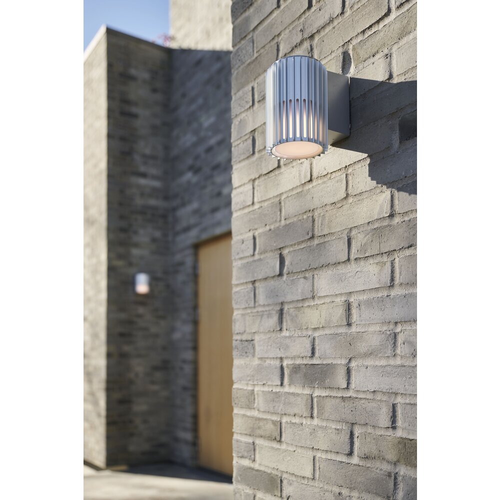 Nordlux Wandlamp Buiten Aluminium - E27 Fitting - IP54 - Aludra - 10 jaar garantie