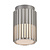 Plafondlamp Aluminium - E27 Fitting - IP54 - Aludra - 10 jaar garantie