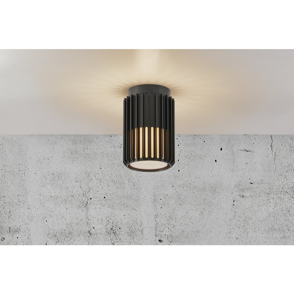 Nordlux Plafondlamp Zwart - E27 Fitting - IP54 - Aludra - 10 jaar garantie