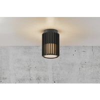 Nordlux Plafondlamp Zwart - E27 Fitting - IP54 - Aludra - 10 jaar garantie
