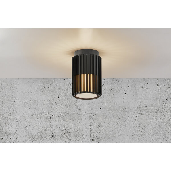 Nordlux Plafondlamp Zwart - E27 Fitting - IP54 - Aludra - 10 jaar garantie