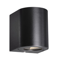 Nordlux Wandlamp Buiten Tweezijdig - Zwart - 10.6W - 3000K - Geïntegreerd LED - IP44 - Canto 2 - 10 jaar garantie