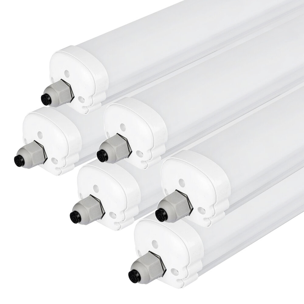 V-TAC 6-Pack LED Armatuur 120 cm - 36W - 4320 Lumen - 4000K - Koppelbaar