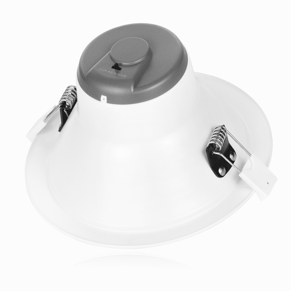 Lightexpert LED Downlight met Reflector - 15W - Ø120 mm - CCT-Switch - Wit - 5 jaar garantie