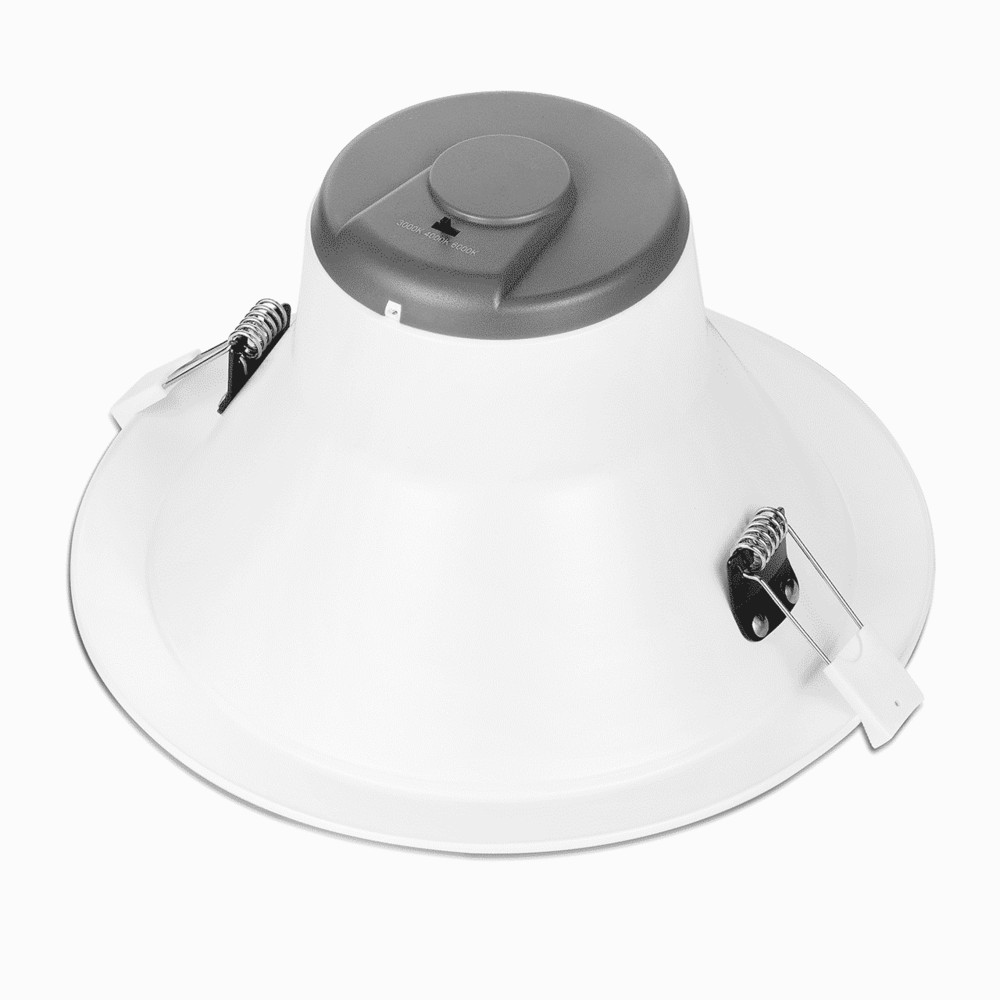 Lightexpert LED Downlight met Reflector - 15W - Ø195 mm - CCT-Switch - Wit - 5 jaar garantie