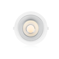 Lightexpert LED Downlight met Reflector - 20W - Ø195 mm - CCT-Switch - Wit - 5 jaar garantie