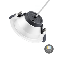 Lightexpert LED Downlight - 14W - Ø120 mm - CCT-Switch - Wit - 5 jaar garantie