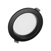 Lightexpert LED Downlight - 12W - Ø120 mm - CCT-Switch - Zwart - 5 jaar garantie