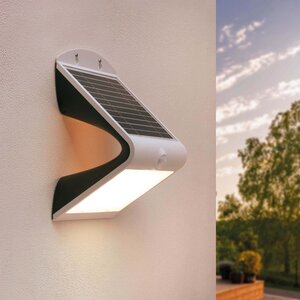 Solar Wandlamp met Bewegingssensor - Wit - 4W – 3000K