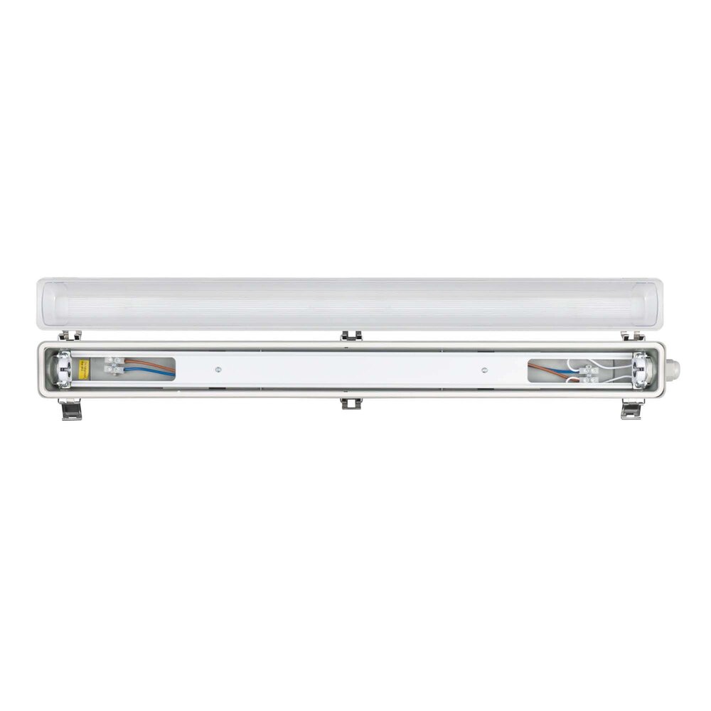 Ledvion LED TL Armatuur 60cm - IP65 - Koppelbaar - RVS Clips