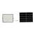 Solar LED Schijnwerper - 1800 lumen - 6400K - IP65 - 16000mah