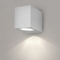 Dimbare Wandlamp Buiten - San Diego - 5W - 2700K - IP54 - Wit