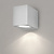 Dimbare Wandlamp Buiten - San Diego - 5W - 2700K - IP54 - Wit