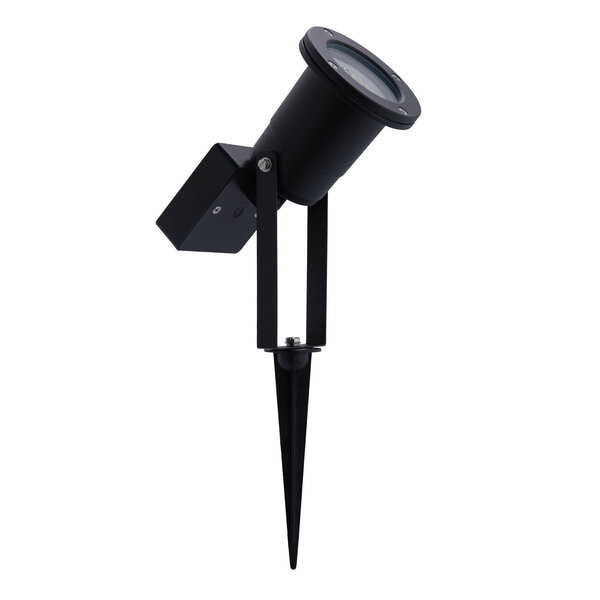 Ledvion LED Solar Prikspot - Zwart - 3000K - IP44 - 2 jaar garantie