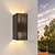 LED Wandlamp Buiten - Dimbaar - 2x G9 Fitting - IP44 - Grijs - Geschikt voor Binnen & Buiten