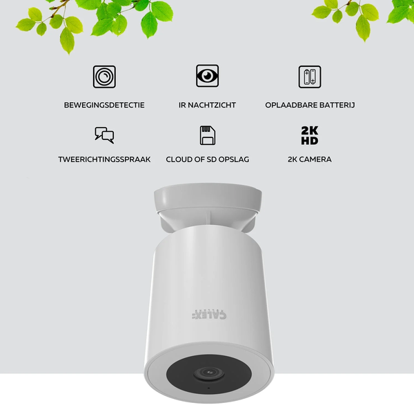 Calex Calex Smart Spotlight Camera - WiFi - 5 Jaar Garantie