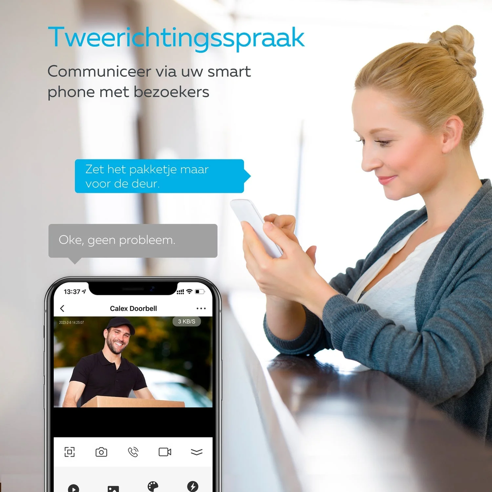 Calex Calex Smart Spotlight Camera - WiFi - 5 Jaar Garantie