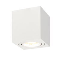 Ledvion Dimbare LED Opbouwspot - Vierkant - Wit - 3W - 4000K - Kantelbaar