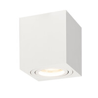 Ledvion Dimbare LED Opbouwspot - Vierkant - Wit - 3W - 2700K - Kantelbaar