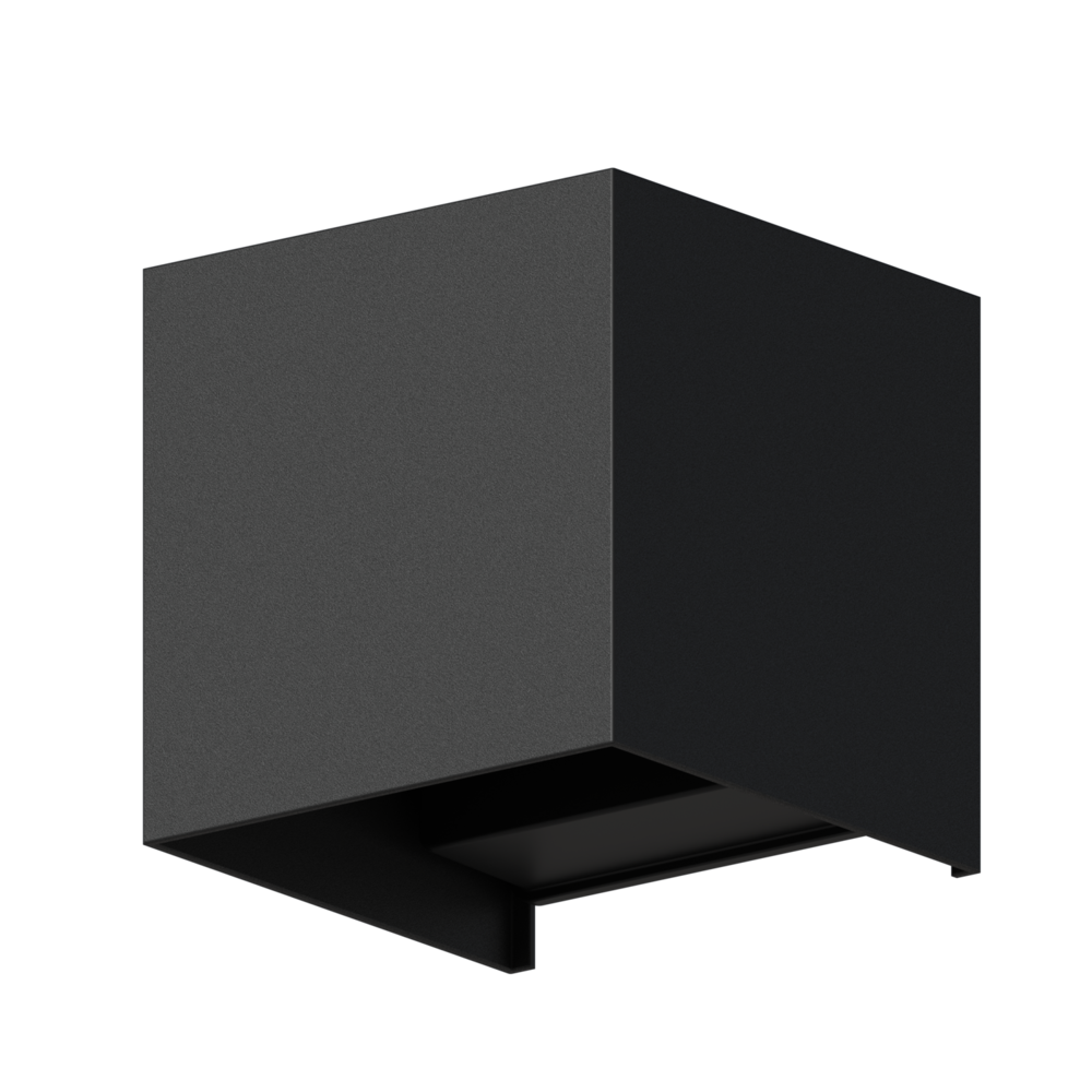 Calex Calex Wandlamp Buiten - Tweezijdig - 7W - 3000K - IP54 - Zwart