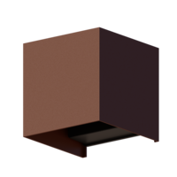 Calex Calex Wandlamp Buiten - Tweezijdig - 7W - 3000K - IP54 - Roest