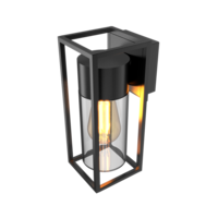 Calex Wandlamp - E27 Fitting - IP44 - Zwart