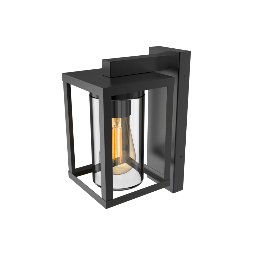 Calex Calex Wandlamp Buiten met Schemeringssensor - E27 Fitting - IP44 - Zwart