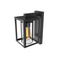 Calex Calex Wandlamp Buiten met Schemeringssensor - E27 Fitting - IP44 - Zwart