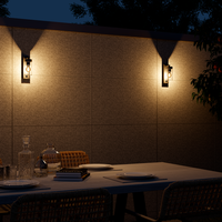 Calex Calex Wandlamp Buiten met Bewegingssensor - E27 Fitting - IP44 - Zwart