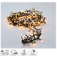 Lightexpert 8m LED Kerstverlichting - IJspegelverlichting Buiten - 400 LEDs - Extra warm wit licht