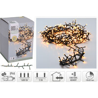 Lightexpert 16m LED Kerstverlichting - IJspegelverlichting Buiten - 800 LEDs - Extra warm wit licht