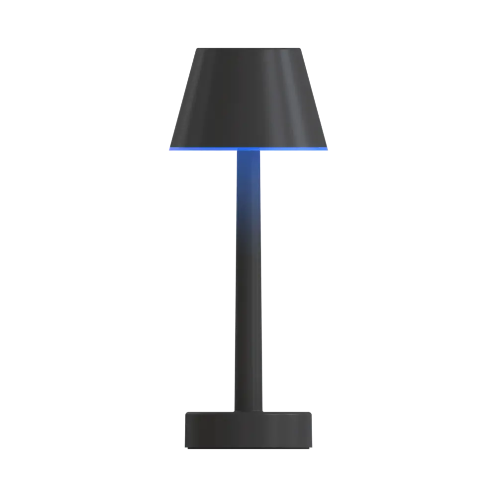 Calex Oplaadbare Tafellamp - 5W - 2700K - IP54 - Zwart - Voor binnen & buiten